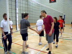 Volleyball handshake